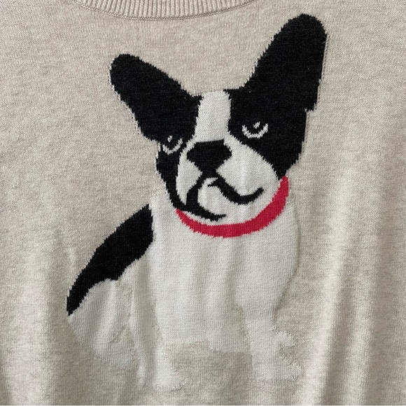 Summer & Sage Pullover Frenchie Sweater Women’s Size Small Beige - Picture 3 of 7